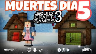 Todos los eliminados del 5 Squid Craft Games 3 [upl. by Ahselyt127]