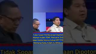 Maruarar Sirait VS Deddy Sitotus [upl. by Semele]