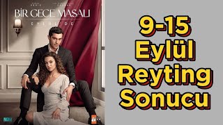 Reyting sonuçları 2 Bölüm 915 Eylül [upl. by Linnea465]