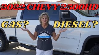 2022 CHEVY 2500HD 12000 MILE REVIEW  Gas or Diesel  THE PERFECT TOW VEHICLE [upl. by Head]