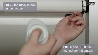 Setting limits  Roller Blind XL OPEN position  PowerView® Automation [upl. by Aeduj110]