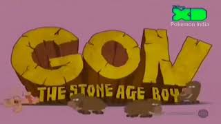 हिंदी Gon The Stone Age Boy  🎶🎶🎶THEM SONG🎵🎵🎵  Hindi Cartoon For Kids [upl. by Hanimay]