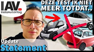 Waarom ik geen microcars meer test  Een oproep aan fabrikanten [upl. by Torrance523]