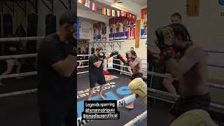 Ismael Lazaar vs Hyram Rodriguez training 2024 boxing kickboxing mma [upl. by Klockau]