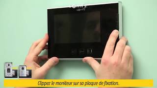 Comment installer le visiophone V400 ou V600 dans votre logement   Somfy [upl. by Nodnas]