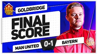 DISGRACE MANCHESTER UNITED 01 BAYERN GOLDBRIDGE Reaction [upl. by Ahsekram561]