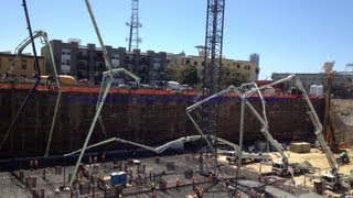 10 Pump mat pour San Diego CA March 30 2013 Western Concrete Pumping [upl. by Lannie]