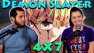 Big Bad Muzan Kibutsuji Is Here Demon Slayer 4x7 Reaction [upl. by Copeland341]