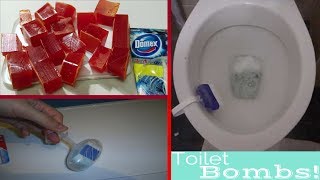 How to Make Toilet Bowl Cleaner at Home  How to make Toilet Cleaner Bombs at home [upl. by Nivla542]