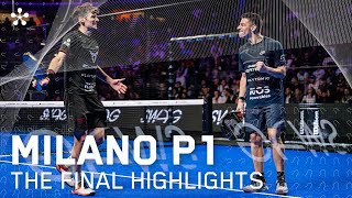 Milano Premier Padel P1 Highlights  Men Final [upl. by Bokaj]