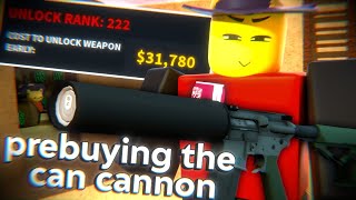 Buying The CAN CANNON On A RANK 0 ALT in Phantom Forces [upl. by Itsirhc576]