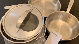 Ikea stainless steel cookware review uae Madiha Vlogs shorts [upl. by Akerdna]