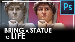 Photo Manipulation Photoshop Tutorial for Beginners  Statues come to life [upl. by Hilda460]