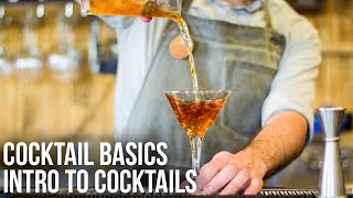 Introduction to Cocktails  Cocktail Basics [upl. by Loren566]