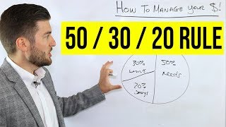 How To Manage Your Money 503020 Rule [upl. by Meir]