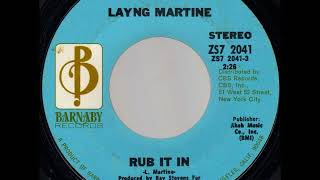 1971395  Layng Martine  Rub It In  45226 [upl. by Merceer53]