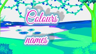 Colours names Rango ke naam  Colours names Brown🟤 🔴Red blue🔵 💕pink yellow🟡 green🟢 [upl. by Corey397]