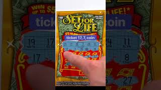 Fastest win EVER Set For Life Scratch Off from NY LOTTERY scratchtickets lotterytickets lotto [upl. by Tompkins]