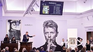 Bowie Delivers a RecordBreaking Night for British Art [upl. by Ciprian]