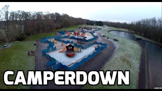 Camperdown Country Park Dundee when Snowing  DJI Phantom 2 Drone  GoPro Hero [upl. by Aiouqahs918]