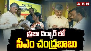 ప్రజా దర్బార్ లో సీఎం చంద్రబాబు  CM Chandrababu Praja Darbar At Mangalagiri  ABN [upl. by Yennor]