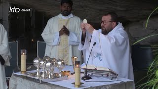 Messe de 10h à Lourdes du 12 août 2023 [upl. by Adiell]