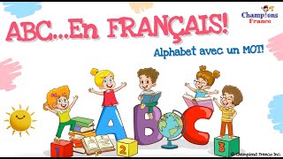 Lalphabet en FRANÇAIS 🔤 Learn French Alphabet 🇫🇷 Lettres et mots 🇫🇷 ABC en image frenchalphabet [upl. by Adar]