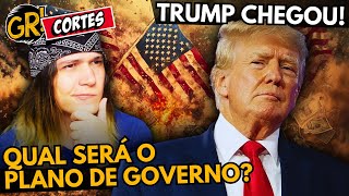 QUAL SERÁ A AGENDA DO NOVO GOVERNO TRUMP  REACT canaltragicomico [upl. by Bathelda]