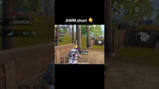 AWM short short pubgmobile bgmilive bgmishorts videogame viralvideo [upl. by Sidman]