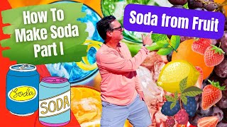 How to Make Soda from Fruit  The Only Soda Recipe You Will Ever Need  Craft Soda  Homemade Soda [upl. by Lemkul]