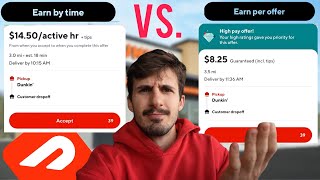 Doordash Earn By Time Vs Earn Per Order Top DASHER… [upl. by Eilema406]