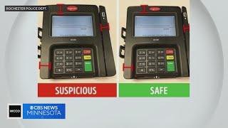 How to tell if a skimming device is attached to credit card reader [upl. by Highams6]