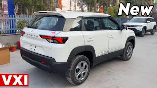 MARUTI SUZUKI BREZZA 2024 VXI ✅ SECOND BASE MODEL REVIEW  BREZZA VXI  BREZZA 2024 VXI Review [upl. by Wildee]