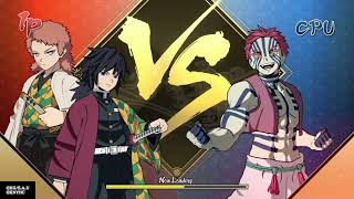 Giyu e Sabito vs Akaza Demon Slayer Hinokami chronirclesExtreme Hard [upl. by Solotsopa569]