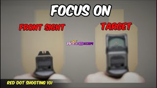 Red Dot Pistol Shooting Target Focused  TheCommsGuy [upl. by Laroy455]