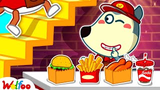 Wolfoos SECRET McDonalds inside the House  Funny Stories for Kids 🤩 Wolfoo Kids Cartoon [upl. by Etnad]