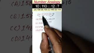 Number Analogy Reasoning Short Tricks  reasoning short tricks ssc ssccgl sscgd sscchsl [upl. by Ziladnerb628]