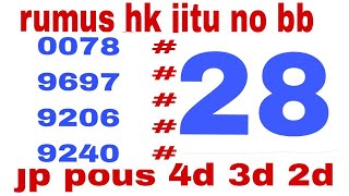 PREDIKSI HK 20 OKTOBER 2024  BOCORAN TOGEL HK MALAM INI  RUMUS EKOR HK MALAM INI [upl. by Ahcim886]