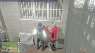 my cousin being my lawyer and broking me out of jail in fivem am rp [upl. by Itoyj576]