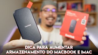 COMO AUMENTAR ARMAZENAMENTO DO MACBOOK E IMAC DICA PARA NÃO FICAR SEM ESPAÇO NO MAC [upl. by Nosyk168]