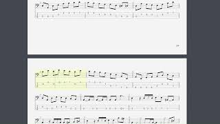 BLUSWING  Childish Live Ver Bass with tab [upl. by Otrebcire]