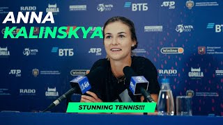 INCREDIBLE Rise Of TENNIS BEAUTY Anna Kalinskaya 2024 [upl. by Cybill983]