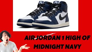 Air Jordan 1 High OG Midnight Navy 2024  InDepth Review amp Styling Tips [upl. by Airotahs]