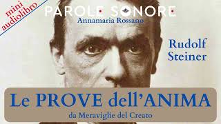 MINI AUDIOLIBRO  LE PROVE DELLANIMA  Rudolf Steiner  Parole Sonore di Annamaria Rossano [upl. by Trilbi]