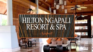 Hilton Ngapali Resort amp Spa  luxury hotel in Ngpali hilton [upl. by Nwavahs516]