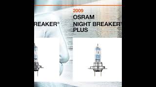 OSRAM NIGHT BREAKER history amp product overview [upl. by Airdnat]