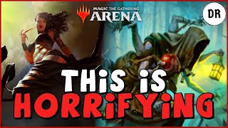 OPPONENTS UNINSTALL 20 Mono Black ControlSacrifice Witch of the Moors Deck Guide MTG Arena [upl. by Cherilynn]