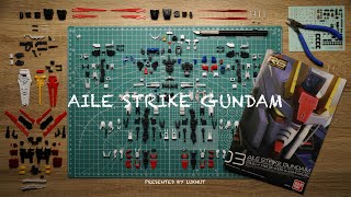 AILE STRIKE GUNDAM RG [upl. by Bauske]