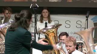 Olympic Fanfare  University of Sheffield Brass Band at UniBrass 2023 [upl. by Ratib]