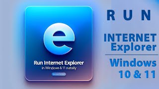 Internet Explorer 11 Hack in 2024  Run Native IE in Windows 10 amp 11 [upl. by Yssac291]